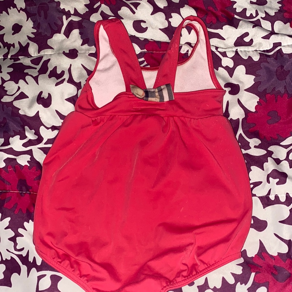 Barberry girls one piece bathing suit